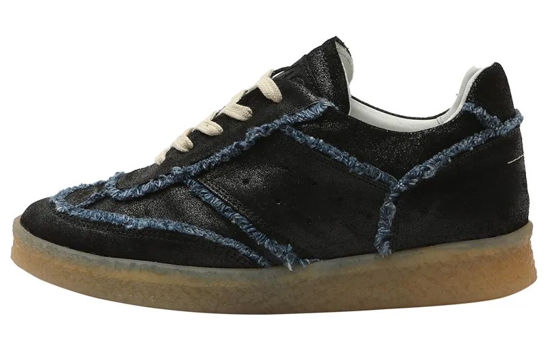 Кроссовки MM6 Maison Margiela Skateboarding Shoes Women's Low-top Black, черный