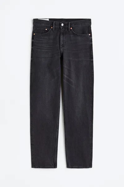 Джинсы H&M Relaxed, черный