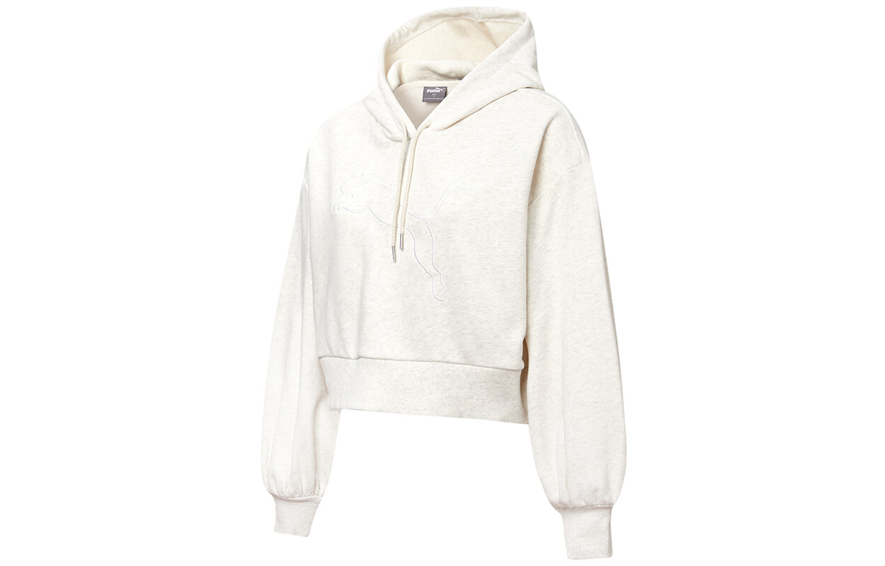 Свитшот женский молочно-белый Puma