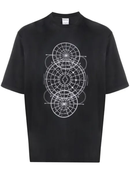 Marcelo Burlon County of Milan футболка с принтом Astral, черный