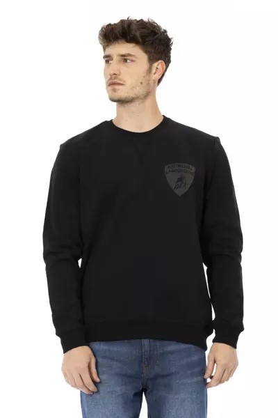 Хлопковый мужской свитер Automobili Lamborghini, черный