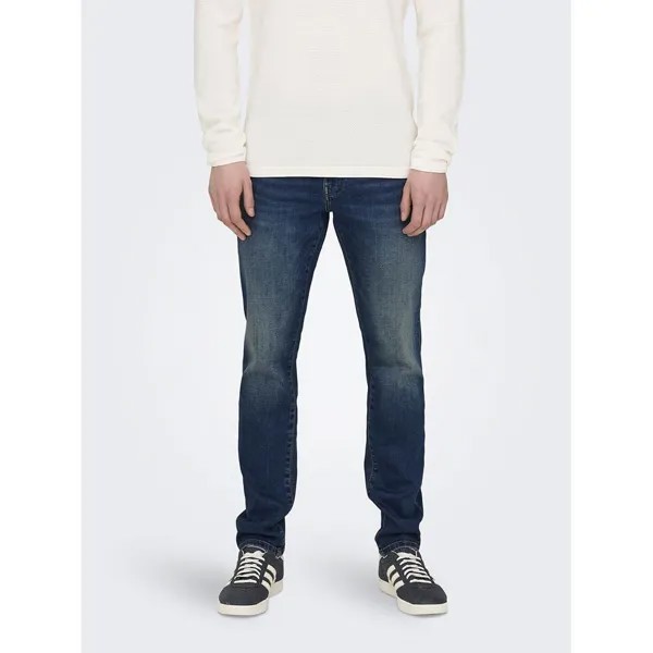 Джинсы Only & Sons Loom One Dmbd 6817 Tai Slim Fit, синий