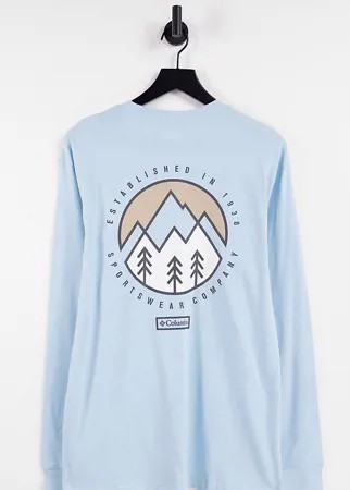 Голубой лонгслив Columbia Cades Cove – эксклюзивно для ASOS