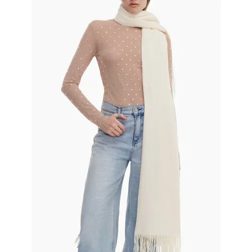 Шарф TOPTOP, one size, белый