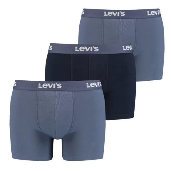 Боксеры Levi´s 37149-0668 Briefs Shorts 3 шт, синий