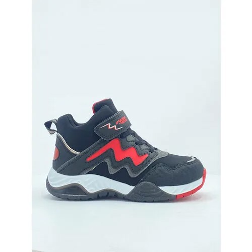Ботинки FESS, размер 29, черный, красный