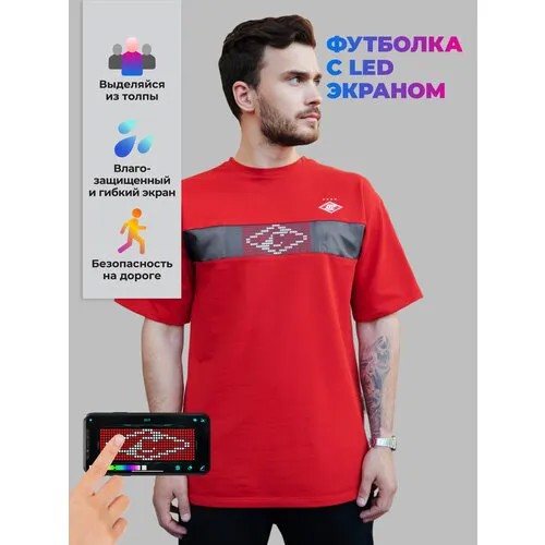 Футболка Cyberpix, размер 52, красный