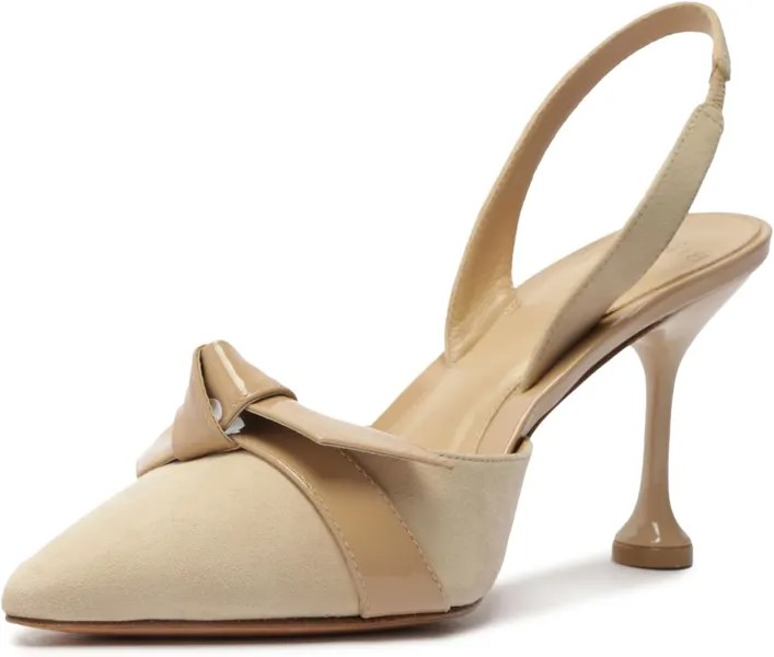 Туфли Clarita Slingback Stiletto Flare 85 Alexandre Birman, цвет Nude