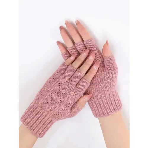 Митенки Untex, размер one size, сиреневый