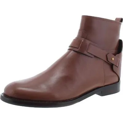Женские коричневые кожаные ботинки Tory Burch Colton 10.5 Medium (B,M) BHFO 5583