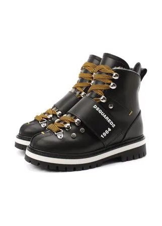 Кожаные ботинки Dsquared2