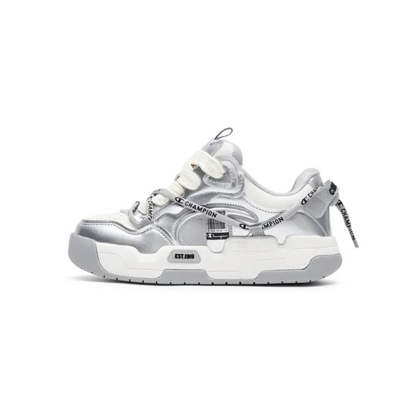 Кроссовки Champion Skateboarding Shoes Unisex Low-top Gray Silver, серый