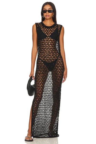 Платье LNA Ry Sparkle Sweater, цвет Black Night
