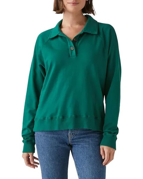Пуловер Michael Stars Rowan Collared Pullover, цвет Ivy