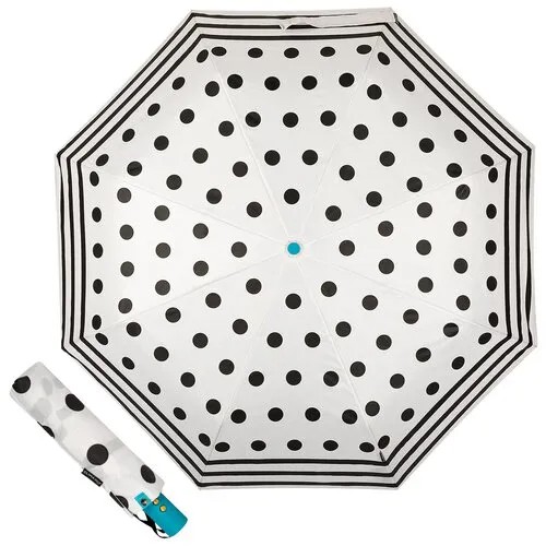 Зонт M&P, белый, черный