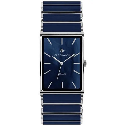 Наручные часы GREENWICH GW 521.10.36, синий, серебряный