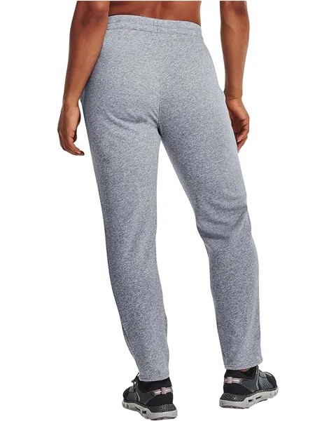 Брюки Under Armour Rival Fleece Pants, цвет Steel Medium Heather/Black