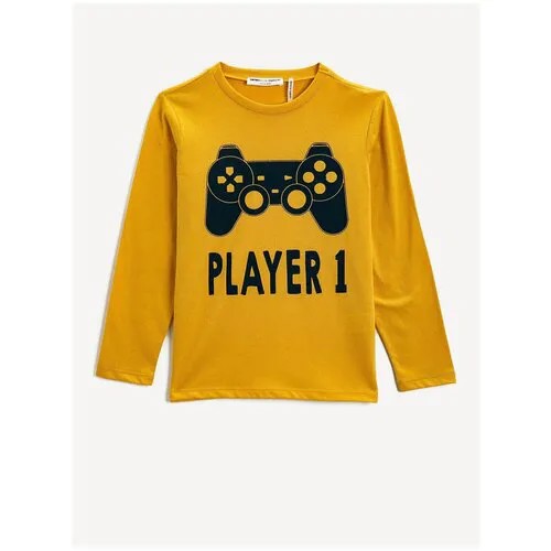 Лонгслив KOTON BOYS, 2KKB16949OK, цвет: MUSTARD, размер: 5-6