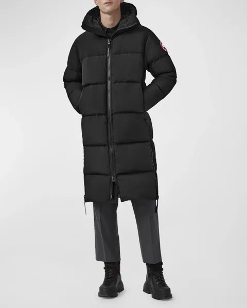 Мужской длинный пуховик Lawrence Canada Goose, цвет Black