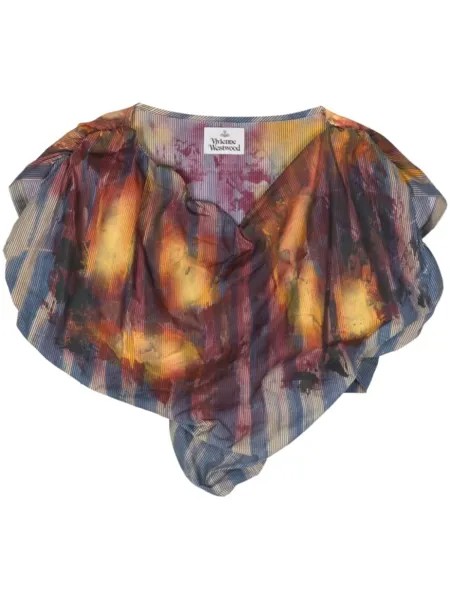 Vivienne Westwood укороченный топ Heart, синий