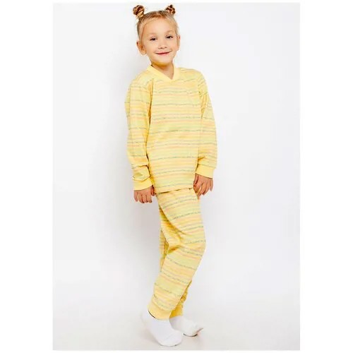 Пижама  YOULALA, размер 110-116(64), желтый