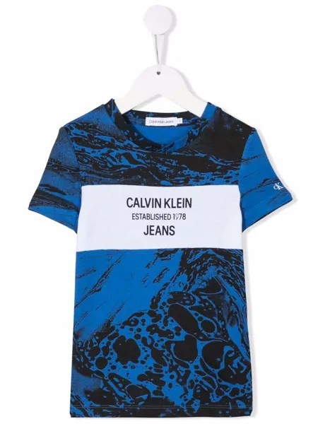 Calvin Klein Kids футболка с логотипом