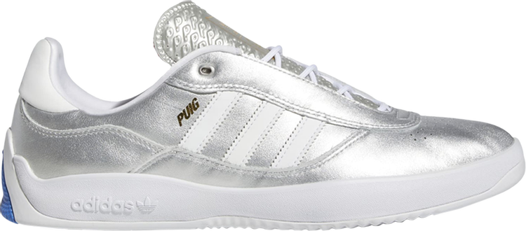 Кроссовки Adidas Puig 'Silver Metallic', серебряный