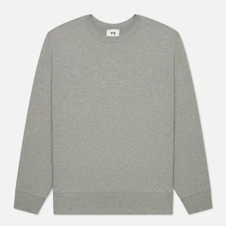 Мужская толстовка Y-3 Classic Back Logo Crew Neck, цвет серый, размер S