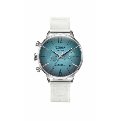 Наручные часы Welder Часы наручные женские WELDER WWRC690, Кварцевые, 38 мм, серебряный