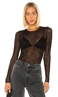 Футболка chic mesh leopard - Commando