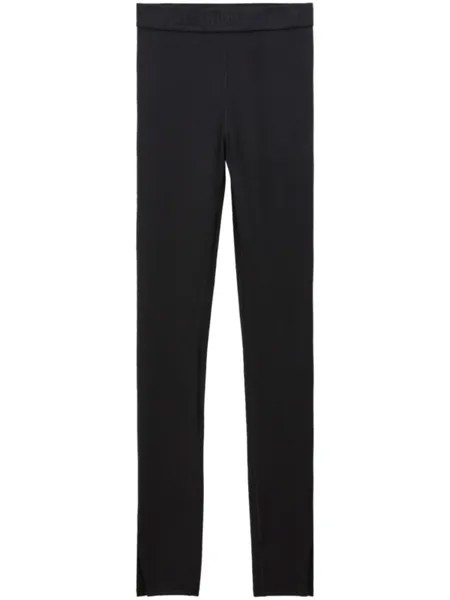 Filippa K легинсы с логотипом, черный
