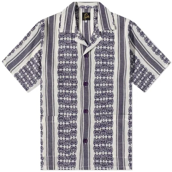 Рубашка Needles Papillion Stripe Jacquard Vacation Shirt