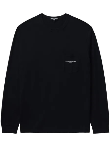 Толстовка с вышитым логотипом Comme des Garçons Homme, черный