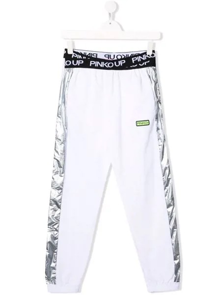 Pinko Kids спортивные брюки с логотипом