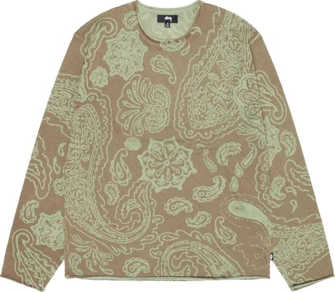 Свитер Stussy Paisley 'Brown', коричневый