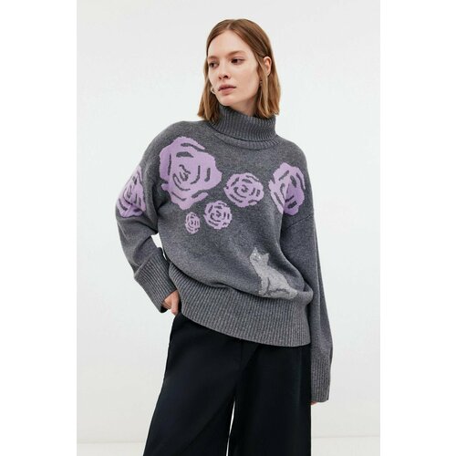 Джемпер Baon B1324577, размер XS, , grey melange