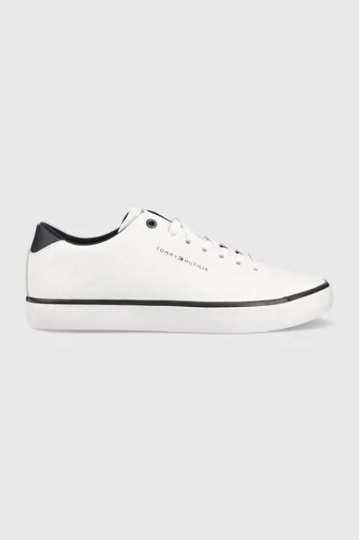 Кроссовки TH HI VULC CORE LOW LEATHER Tommy Hilfiger, белый