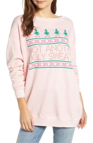 WILDFOX NOT AN OTHER UGLY SWEATER Рождественский пуловер Sweet Stitch Road Trip XS S