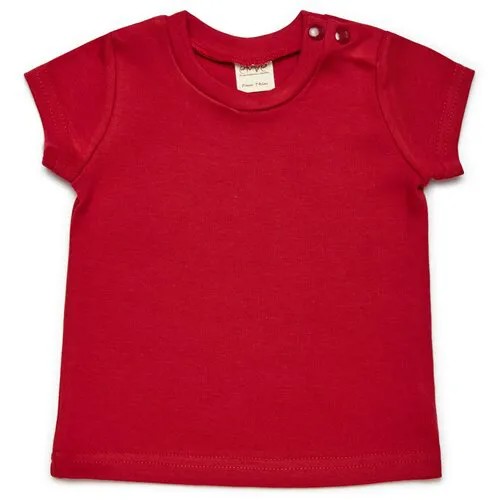 Футболка детская с коротким рукавом/футболка для девочки/футболка для мальчика/цв.бордо рост 80 ог 48