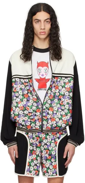 Спортивная куртка SSENSE Exclusive Multicolor Daisies Anna Sui