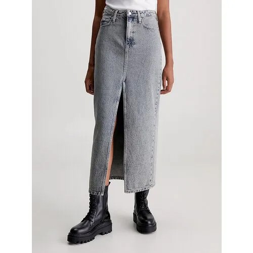Юбка Calvin Klein Jeans, размер 27, синий