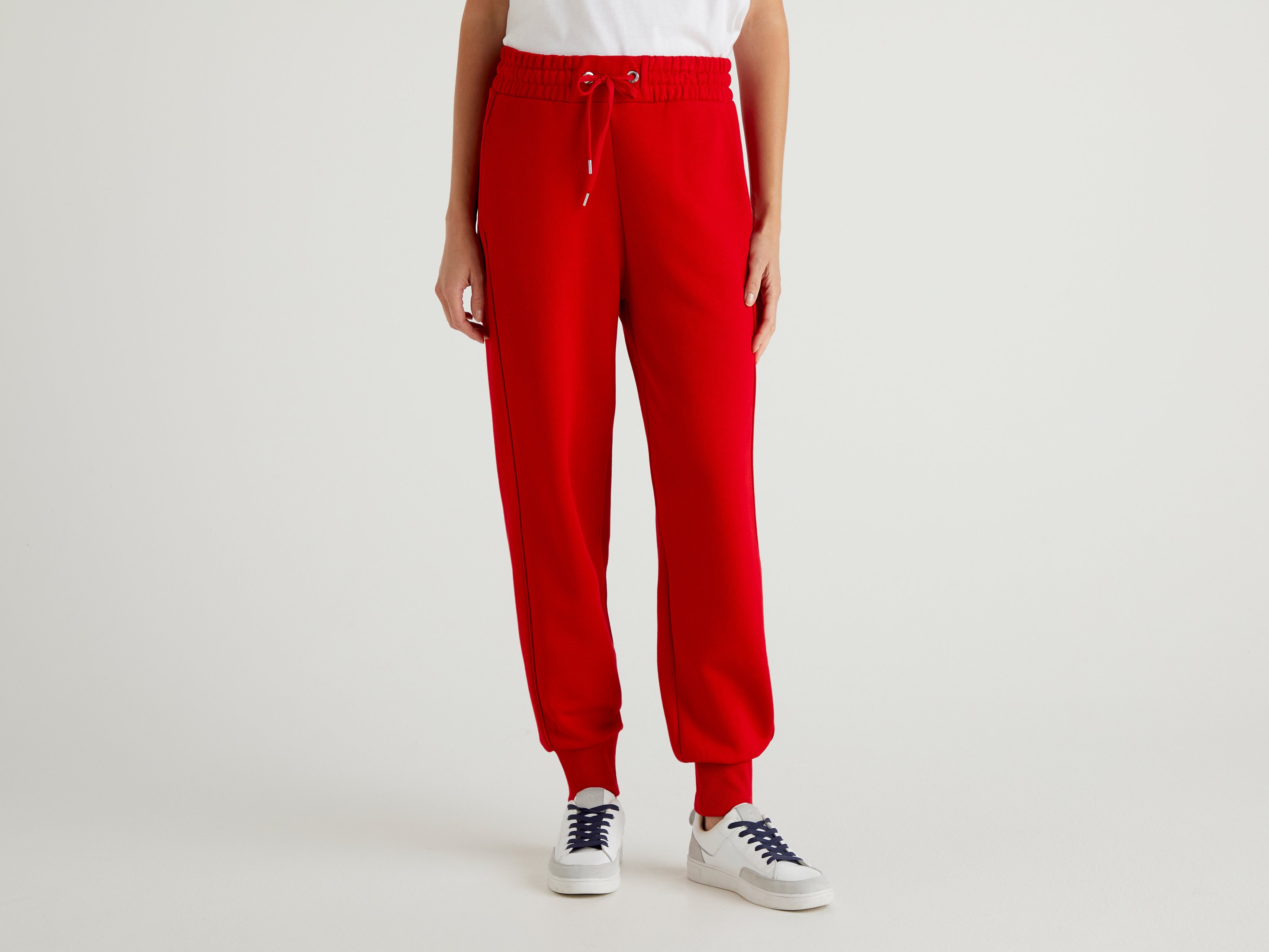 Спортивные брюки женские United Colors of Benetton 21A_3J68P0509 красные S