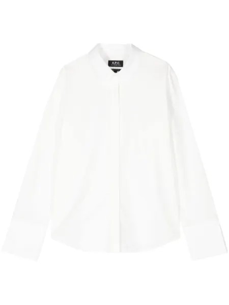 A.P.C. рубашка с длинными рукавами, белый