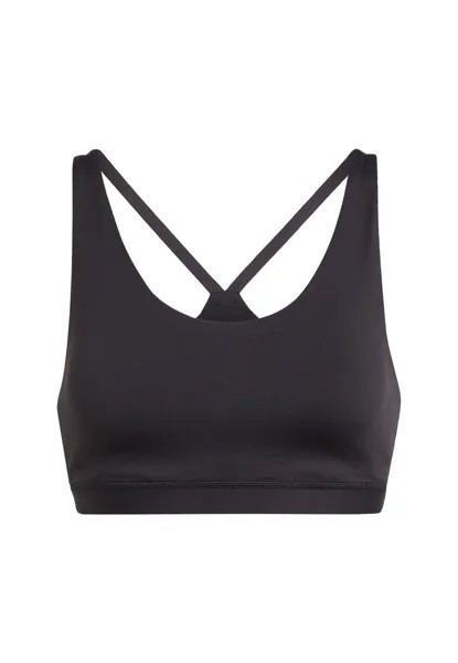 Спортивный бюстгальтер средней поддержки ALL ME adidas Performance, цвет black
