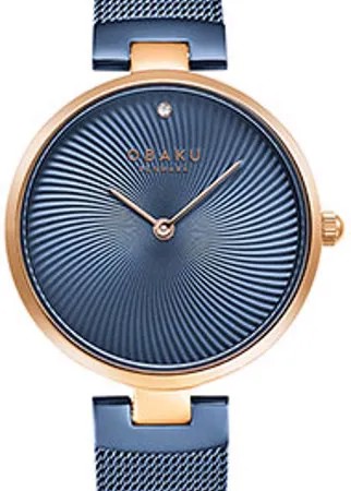 Fashion наручные  женские часы Obaku V256LXVLML. Коллекция Diamant