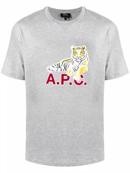A.P.C. футболка с логотипом