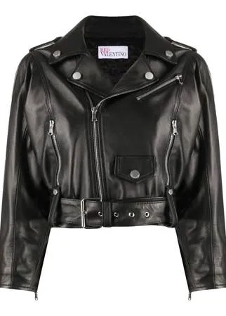 RED Valentino укороченная байкерская куртка