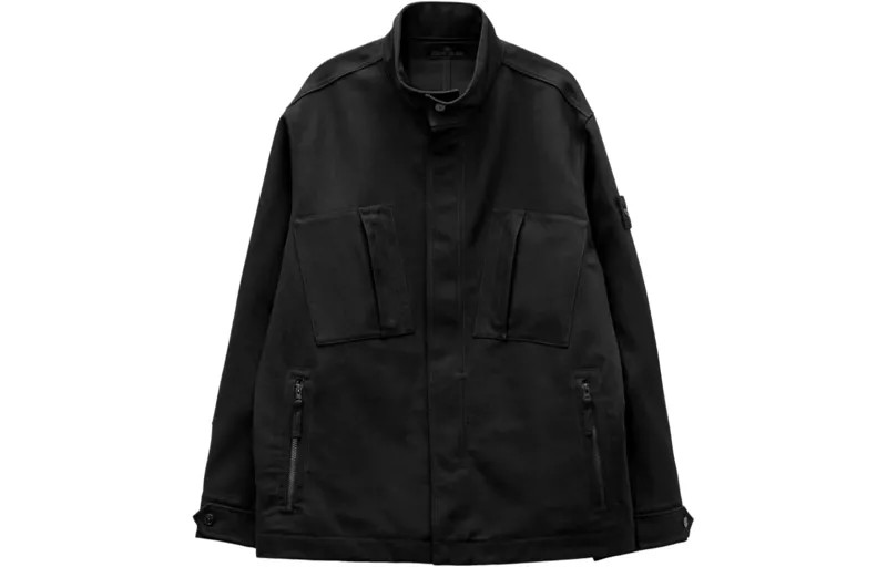 STONE ISLAND Куртка унисекс, цвет Black