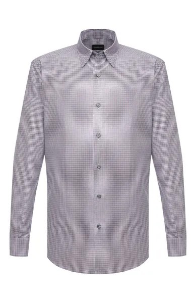 Хлопковая рубашка Ermenegildo Zegna