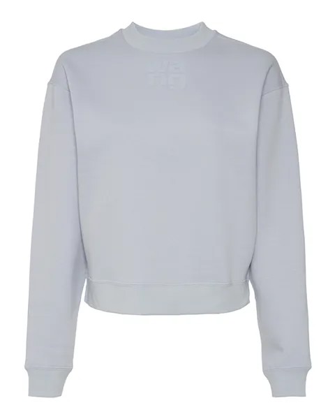Свитшот женский ALEXANDER WANG 4СС1201157 голубой L